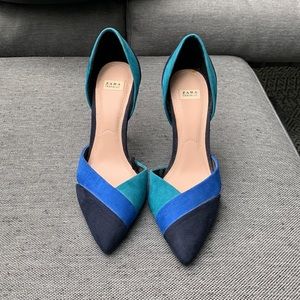 Zara suede pumps